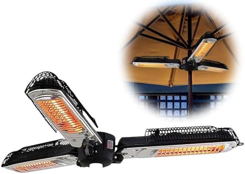 Umbrella Heater Electric Outdoor Heaters for Patio Electric Waterproof All-Weather for Pergola Or Gazabo