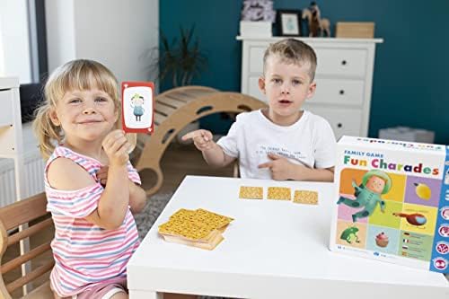 Captain Smart Family Game Fun Charades | Memory Game | Creativity, Imagination | Educational Game for Kids | Pun Game For 4 Year Old Boys & Girls | 1-6 Players | Learning Toy, Gift for Children