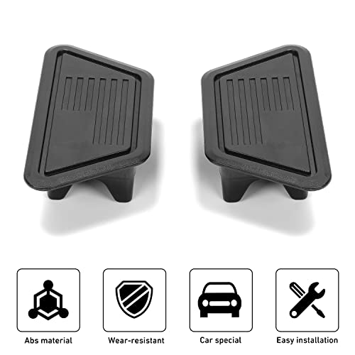 Linskip Replacement For Stake Pocket Cover Dodge Ram 1500 2500 2018 2019 2020 2021 2022 Rear Truck Bed Rail Stake Pocket Cover 2Pcs #TOP2