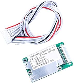 DollaTek Protection Plate for Lithium Ion Battery, 10S 36V 15A Protection for Battery, BMS PCB, Electric Vehicle