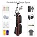 Golf Bag Lightweight Carry Bag, Dual Strap Golf Stand Bag with 6 Pockets, Lightweight Small Golf Bag for a Few Clubs and Rain Cover Hood