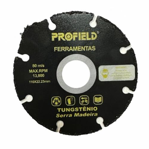 Disco Tungstenio Corte Madeira Para Esmerilhadeira Serra Marmore Makita Alta Performance