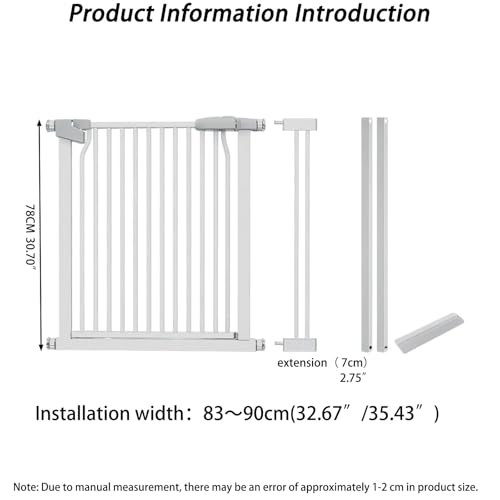 Barrière de sécurité double verrouillage extensible et robuste pour animaux - 3