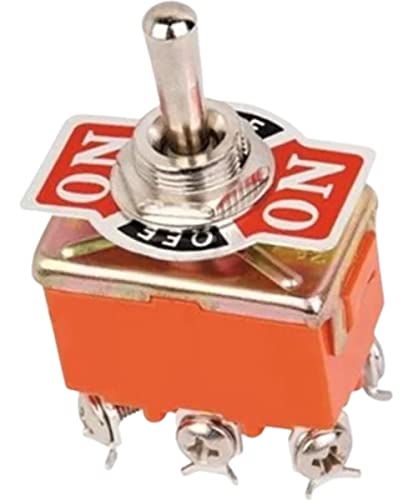 KN-1322 Chave Alavanca Interruptor 1322 15a 250v 6-Terminais