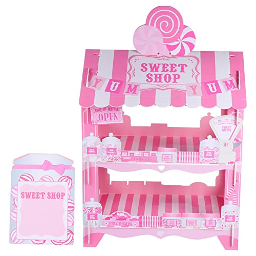 Alipis 1 Pc Soporte para Pastel De Doble Capa Carrito De Helados Vasos Carton Desechables De Pastel De Doble Capa Carritos De Camiones De Helados Papel Corrugado Engrosado Auto