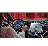 Tempered Glass Screen Protector for 2022-2025 Mercedes-Benz C300 W206 11.9-Inch MBUX Touchscreen | HD Clear, Anti-Glare, Scratch-Resistant