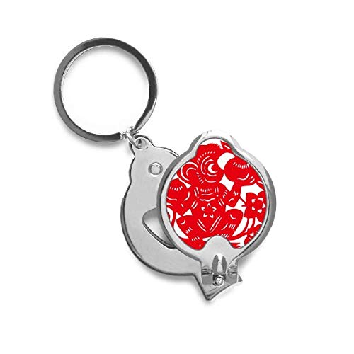 Cadeau original coupe-ongles fleurs chinoises zodiaque traditionnel