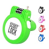 Perfectamente portátil: en SCOOT LOCK, no queremos que tengas que llevar tu cerradura dondequiera que vayas. Por lo tanto, hemos diseñado una cerradura que está diseñada para el vástago de tu bicicleta o scooter. Hace que tu carga sea más ligera y tu cerradura siempre accesible