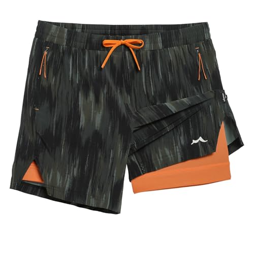 Image of maamgic Men's Athletic Running Shorts with Liner Ultra Lightweight Workout Shorts 5 inch / 7 inch