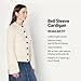 Amazon Essentials (Demi's Pick) Women's Regular-Fit Long-Sleeve Cardigan with Bell Sleeves and Shaped Waist, Oatmeal Heather, X-Large