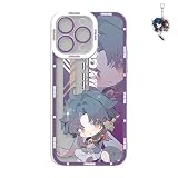 Dalicoter Game Phone Case Anime Blade Phone Case Multi-Model Compatible with 17/16/15/14/13/12/11 Phone Cover Protective (iPhone 12 with Free Keychain)
