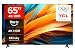 Migliori TV 65 pollici TCL 65PF650 - TV 65 pollici 4K Ultra HD, Smart LED con HDR e Fire TV (Dolby Vision, Dolby Atmos, DTS, HDR 10, Alexa integrato, Airplay2, Miracast)