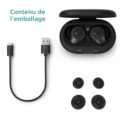 Ecouteurs Sans Fil Tat1209bk00 Philips - vue 3