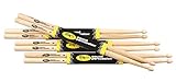 Sound Percussion Labs Hickory Drumsticks 4-Pack 5B Wood