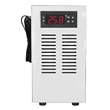 Aquarium Chiller Stiller Wasserkühlsystem Tank für die Angenehme Aquariumumgebung für Fischtank Geeigneter Größe ≤ 20 L (EU-Stecker)
