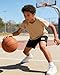 GOLLUNER Boys 2 Piece Outfits Short Sleeve Basketball Pattern T-Shirt and Shorts Summer Clothes for Kids 5-12 Years(Size 5 6)