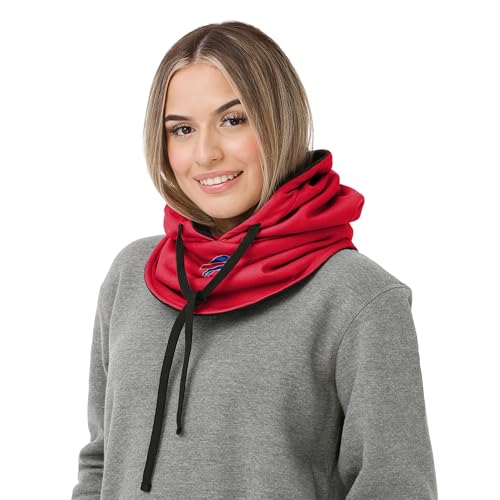 FOCO NFL unisex-adult Nfl Team Logo Alternate Color Drawstring Winter Cap Hooded Gaiter Balaclava Face Cover4