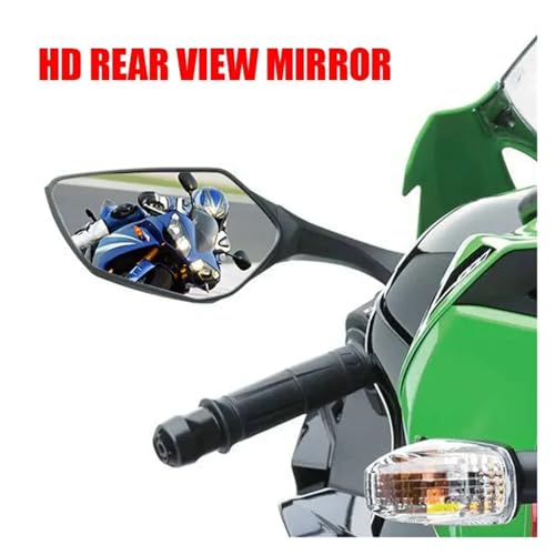 Espejos moto manillar LED para Kawasaki Ninja ZX-10R 2011-2020 y H2 retrovisores homologados 4