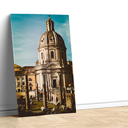 Toile Imprimée Rome Basilique D'Ulpia Poster Patrimoine d'Exception - 4