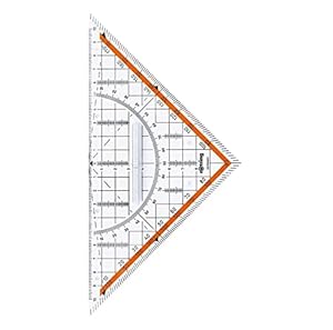 Rotring Centro Geometriedreieck mit Griff, 23 cm