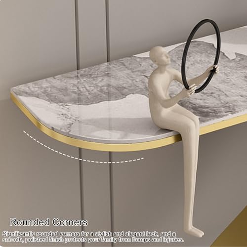 Mesa consola estrecha para solucionar la falta de espacio y el desorden en recibidores pequeños 4