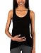 Caramel Cantina Maternity Rayon Tank with Ruched Sides
