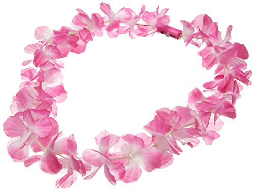 Sancto Rosa Claro - hasta Hawaiian Leis Accesorio para Tropical Disfraces Hawiian