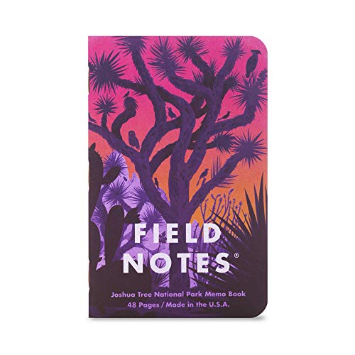 Field Notes: National Parks Series (Series B - Grand Canyon, Joshua Tree, Mount Rainier) - Graph Paper Memo Book 3-Pack - 3.5 X 5.5 Inch #TOP2