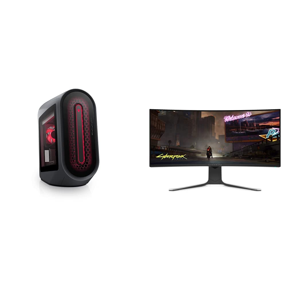 Alienware Aurora R14 Gaming Desktop - AMD Ryzen 9 5900, 32GB 3466MHz RAM, 1TB SSD + 2TB HDD, Black &
