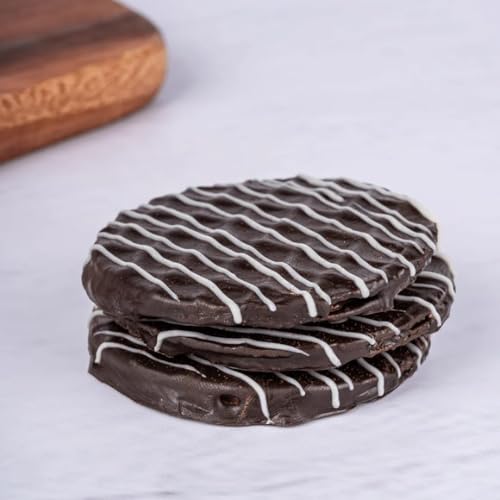 Image of Nova Nova Dark Waffle Chocolates - Box of 6 - Vegetarian, 100% Eggless | No Added Preservatives (120g) (Pack of 2)