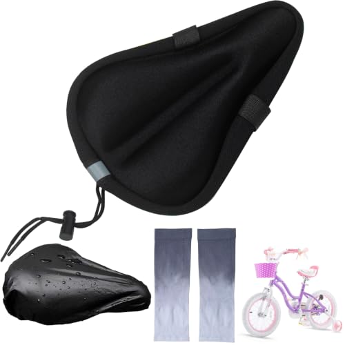 Suerico Kids Bicycle Seat Cushion Cover 9'x6',Gel Padded...