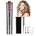 Produktbild Lockenstab Automatischer Hair Curler, Schnurloser Lockenstab Tragbar,Wiederaufladbarer Intelligenter Lockenstab mit LCD-Temperaturanzeige Und Timer,USB-Lockenwickler mit 4 Einstellbare Temperatur