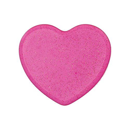 Lexi Noel Beauty Silicone Makeup Sponge Wet/Dry Silicone Makeup Applicator for Liquid/Powder Foundation, Reusable and Washable Silicone Beauty Blender (Pink Heart)