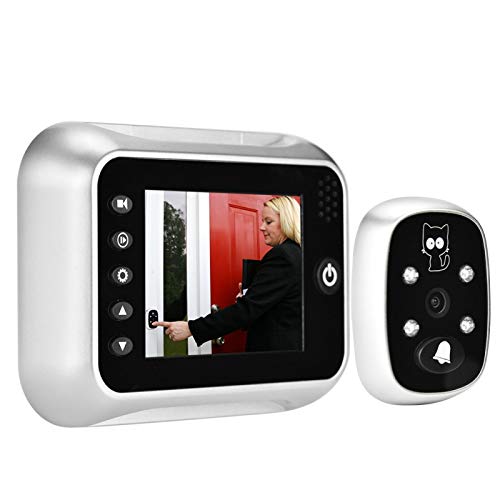 Deurbelviewer, 3,5 inch LCD digitale deurbel met 120 ° brede kijkhoek bij weinig licht, 1-32G geheugenkaart, deurviewer… - Image 8