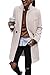Ebifin Women's Notch Lapel Double Breasted Trench Coat Peacoat Winter Casual Long Blazer Jacket Overcoat