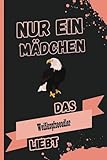  Nur Ein Mädchen Das Weißkopfseeadler Liebt: Personalisiertes Tier-Notizbuch, liniertes Weißkopfseeadler-Notizbuch, Geschenk für Weißkopfseeadler-Liebhaber