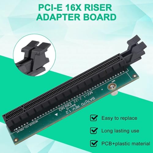 PCI E 16 Riser Card, Adapter Tiny 5 PCIE16 Riser for ThinkCentre M920q M920x M910x M720q P330, Transferable Graphics Support P1000 P620 P600 (Without Back Plate) - Thumbnail 3