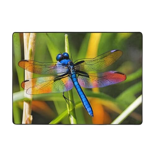 Tapis libellule doux au toucher grand format à fine sieste - 2
