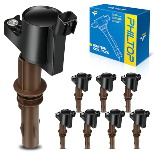 Image of PHILTOP FD509 Ignition coils Fits for Ford 2007-2010 F-150 5.4L /4.6L, 2008-2014 Expedition, 2008-2010 F-250 Super Duty 5.4L /6.8L, 2008-2010 Mustang 4.6L, Lincoln 2008-2014 Navigator