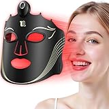 Near-Infrared Light for Face, Portable LED Face Mask, Red Light Lamp with Timing Function at Home