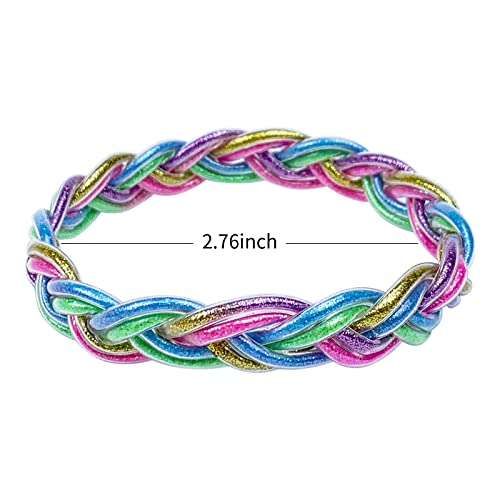 Ybmycm Glitter Jelly Bangles Bracelets For Women Weave Glitter Filled Jelly Silicone Bracelets For Girls #TOP3