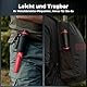 Hazlewolke Pinpointer Metalldetektor, IP68 Vollständig Wasserdichter Handmetalldetektorstab mit 3 Detektionstiefe, 360° Suchhandmetalldetektor Pinpointer Zubehör für Erwachsene & Kinder