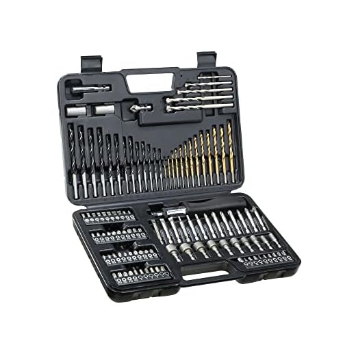 DEWALT DT0109-QZ - Juego de 109 Piezas para Atornillar y Taladrar; 13 X Brocas para Madera 3-8mm, 13 X Brocas para metal 1.5-6.5mm, 5 X Brocas para Mampostería 3-10mm, Atornillador, 13 Puntas PH, 14x Puntas PZ, 12x Puntas planas, 6x Torx, adaptador magnético