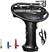 Elektrische Luftpumpe, Luftpumpe Elektrisch, 150PSI Akku Luftpumpe, Fahrradpumpe Elektrisch mit LCD Bildschirm & LED Licht, für Auto, Fahrrad, Motorrad, Basketball, Football, Schwimmring