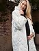 Motherhood Maternity Women's Quilted Pregnancy Long Puffer Jacket, Winter White, Small