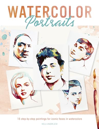 Portrait aquarelle livre de 15 projets pas à pas techniques visages - 2