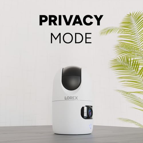 Image of Lorex Connect 2K Indoor Dual Lens Wi-Fi 6 Camera | New Connect App | 360 Pan-Tilt | Person & Pet Detection | Color Night Vision | Instant Call | 2-Way Talk | Cloud & Local Storage Option