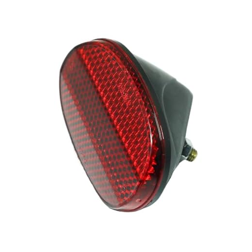 PZRT Bicycle Fender Reflector Red for MTB Fender Mounting Reflective Accessories Seat Hanger Plastic Reflector Rear Tail Light Cycling Accessories