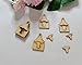 40pcs of Wood Cow Head Earring Blanks,Blank Sublimation Cow Tag/Post/Stud Animal Earrings (2')