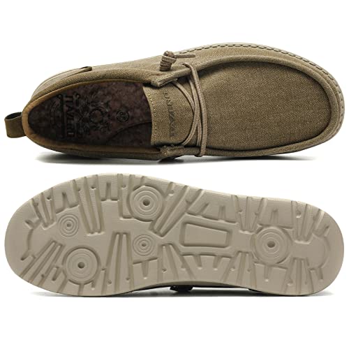 Image of ITAZERO Men Extra Wide Shoes - 4E to 5E Wide Toe Box Shoes for Men XX Wide Width Swollen Feet - Men's Loafers & Slip-ons with Arch Support Insole for Plantar Fasciitis